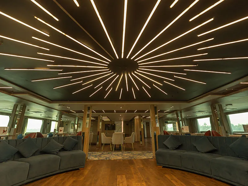 Lounge aboard the Royal Signature Nile Cruise Nile cruise